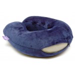 VIAGGI U Shape Memory Foam Travel Neck Pillow - Navy Blue